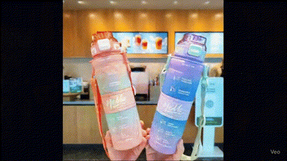 Portable Gradient Water Bottle