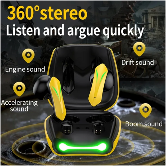 Wireless Gaming Headphones No Delay Noise Reduction Bluetooth Earphones HIFI Sound E-Sport Game Headset With Mic