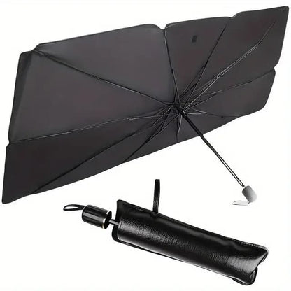 Portable Car Screen Sun Heat Protection  - مظلة السيارة القابلة للطي