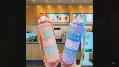Portable Gradient Water Bottle